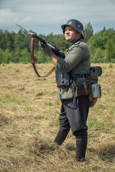 Unutulmuş feat. Stalin hattı askeri tarihi canlandırma - Rusya Federasyonu, Pskov Bölgesi, Kholmatka - 29 Temmuz 2018