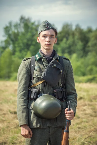 Unutulmuş feat. Stalin hattı askeri tarihi canlandırma - Rusya Federasyonu, Pskov Bölgesi, Kholmatka - 29 Temmuz 2018