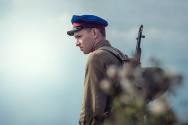 Tarihi askeri canlandırma, Leningrad bölgesinde, Volosovo - 09 Eylül 2018