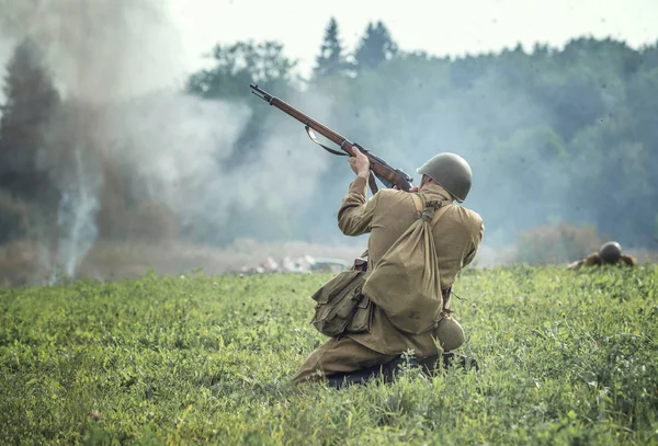 Tarihi askeri canlandırma, Leningrad bölgesinde, Volosovo - 09 Eylül 2018