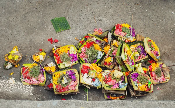 Offerings Spirits Bali Indonesia Royalty Free Stock Images