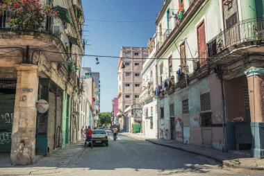 Cuba, Havana - May 09 2017: Street of old Havana