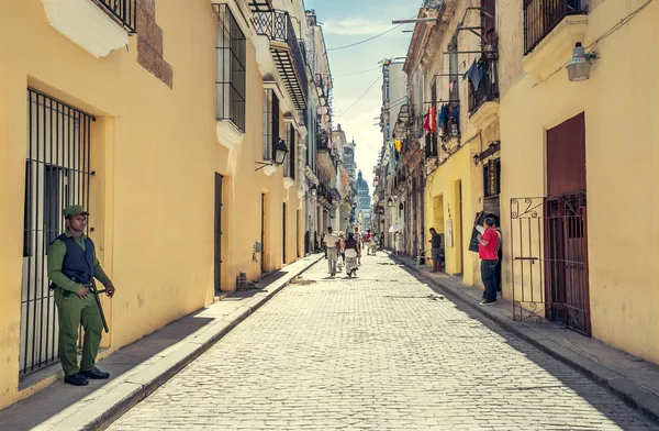 Cuba Havana Maio 2017 Rua Havana — Fotografia de Stock