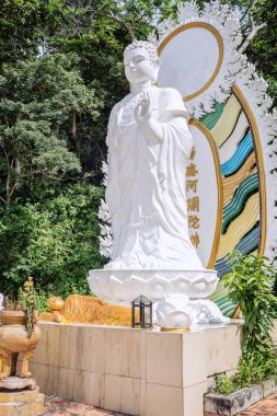 TA CU, PHAN THIET, VIETNAM - November 07, 2017: Statue in Linh Son Truong Tho pagoda on the mountain Ta Cu, Vietnam