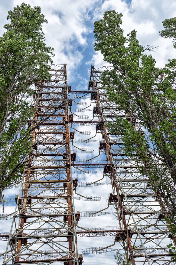 Duga - former Soviet over-the-horizon radar system in Chernobyl alienation zone