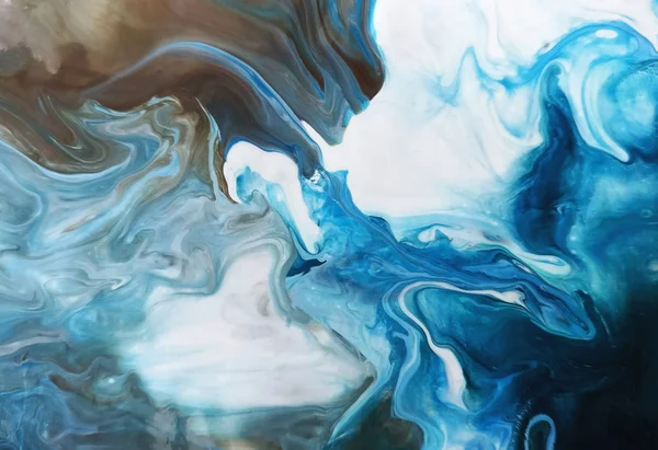 Yaratıcı soyut el boyalı arka plan deniz, duvar kağıdı, doku, tuval üzerine akrilik resim yakın çekim parçası. Modern sanat. Çağdaş sanat. Sanat sıvı.