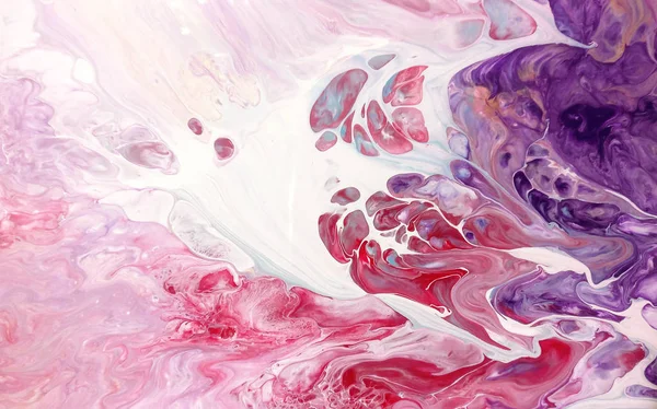 Yaratıcı soyut el boyası arka plan, duvar kağıdı, doku fırça darbeleriyle tuvale akrilik resmin yakın plan bir parçası. Modern sanat. Çağdaş sanat.