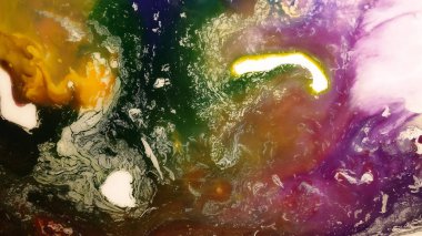 Yaratıcı soyut el boyası arka plan, duvar kağıdı, doku fırça darbeleriyle tuvale akrilik resmin yakın plan bir parçası. Modern sanat. Çağdaş sanat