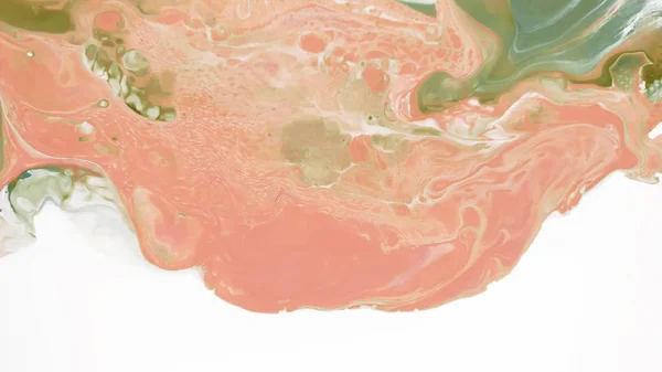 Kırmızı arka plan. Makro hücreleri. Akrilik boyalar. Mermer doku. Çağdaş sanat.