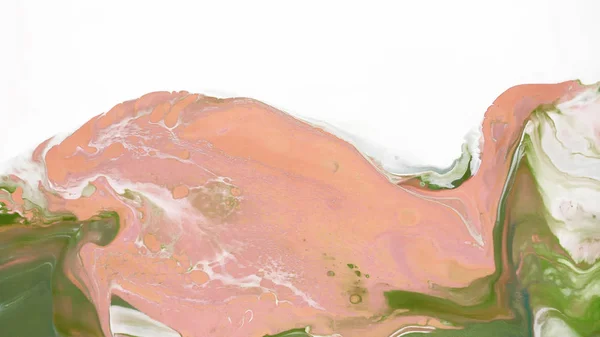 Kırmızı arka plan. Makro hücreleri. Akrilik boyalar. Mermer doku. Çağdaş sanat.