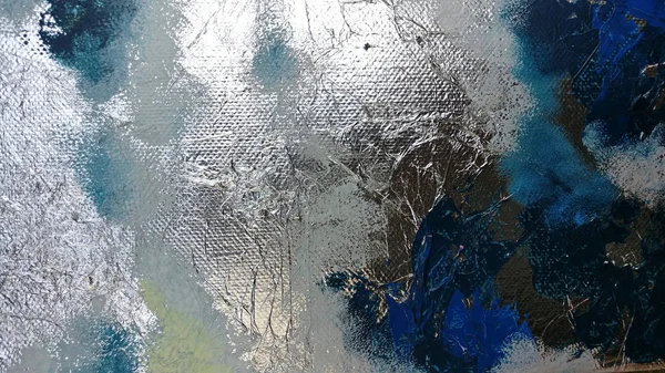 Arka plan. Akrilik boyalar. Mermer. Çağdaş sanat. Gümüş