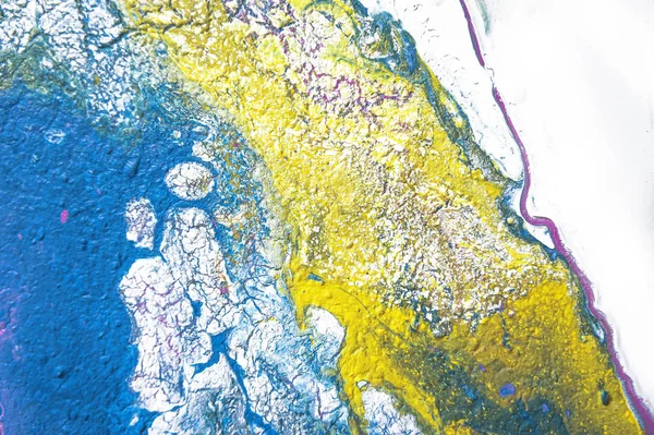 Kreativa Abstrakt Hand Målade Bakgrunden Havet Tapeter Textur Närbild Fragment — Stockfoto
