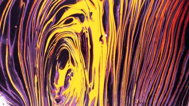 Yaratıcı soyut el boyası arka plan, duvar kağıdı, doku fırça darbeleriyle tuvale akrilik resmin yakın plan bir parçası. Modern sanat. Çağdaş sanat.