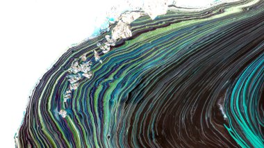 Yaratıcı soyut el boyası arka plan, duvar kağıdı, doku fırça darbeleriyle tuvale akrilik resmin yakın plan bir parçası. Modern sanat. Çağdaş sanat.