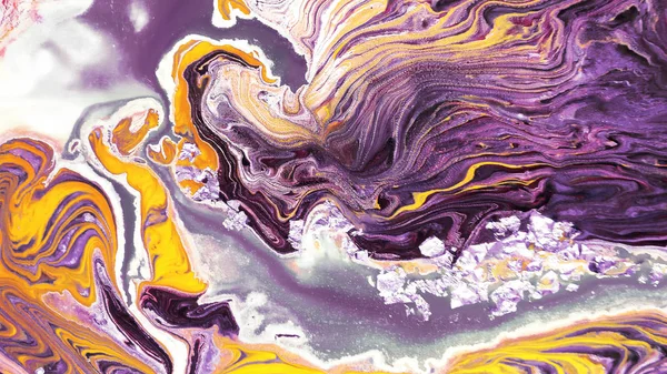 Yaratıcı soyut el boyası arka plan, duvar kağıdı, doku fırça darbeleriyle tuvale akrilik resmin yakın plan bir parçası. Modern sanat. Çağdaş sanat.