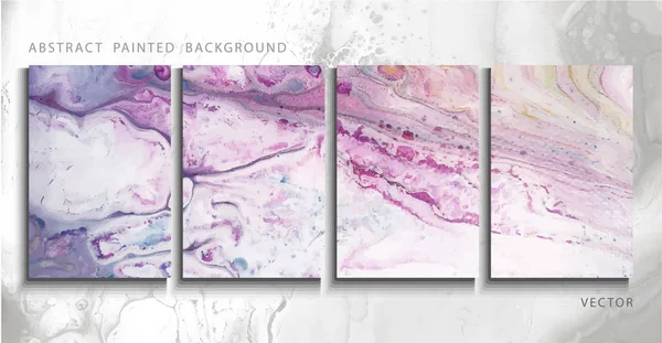 Eğilim vektör. Dizi soyut boyalı arka plan, broşür, kartvizit, broşür, poster yazdırmak için. Sıvı mermer.