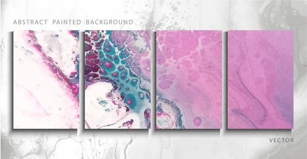 Eğilim vektör. Dizi soyut boyalı arka plan, broşür, kartvizit, broşür, poster yazdırmak için. Sıvı mermer.