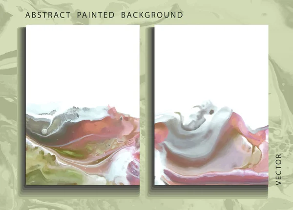 Eğilim vektör. Dizi soyut boyalı arka plan, broşür, kartvizit, broşür, poster yazdırmak için. Sıvı mermer