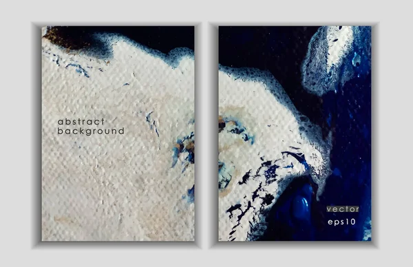 Vektör, dokularla birlikte tasarım kümesini kapsar. Şablonbroşür, kapak ve sayfalar kümesi. Soyut boyalı arka plan. Mermer efekti boyama. 
