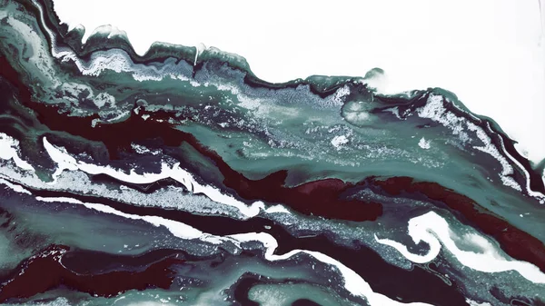 Yaratıcı soyut el boyası arka plan, duvar kağıdı, doku fırça darbeleriyle tuvale akrilik resmin yakın plan bir parçası. Modern sanat. Çağdaş sanat