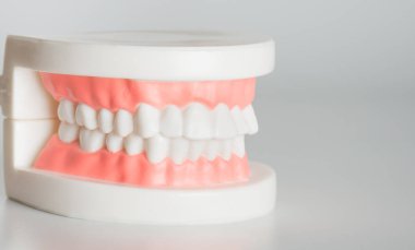 Diş diş diş bakımı kavramı aracında modeliyle.