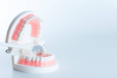 Diş diş diş bakımı kavramı aracında modeliyle.