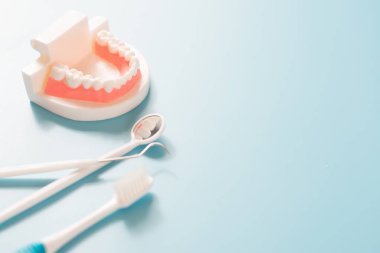 Diş modelinde sözlü sağlık kavramı.