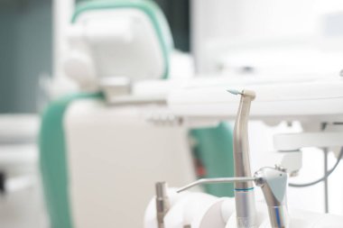 Diş diş Kliniği aracında.