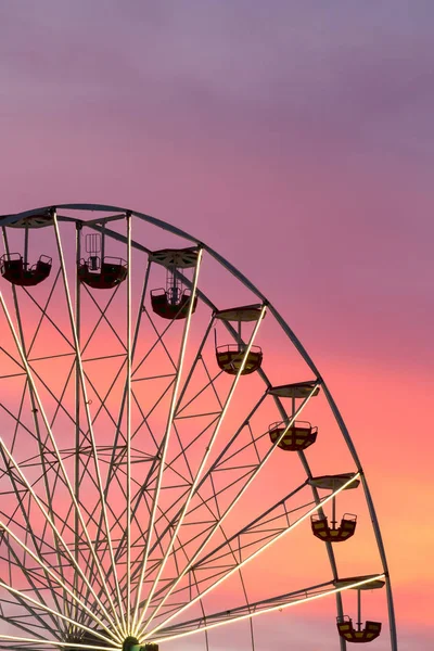 Ferris Wheel Sunset — Stock Photo, Image