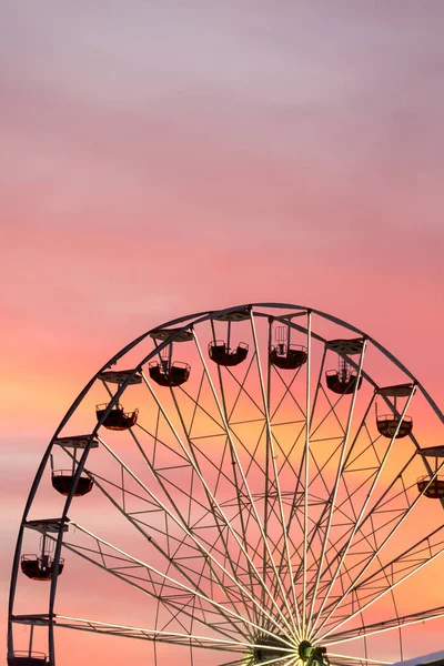 Ferris Wheel Sunset — Stock Photo, Image