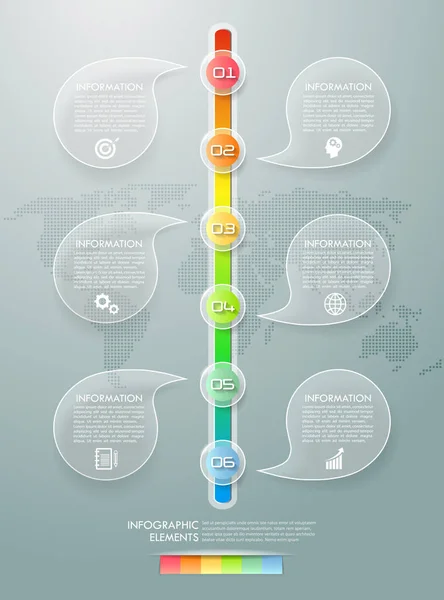 Plantilla Infografía Concepto Negocio Línea Tiempo Puede Utilizar Para Diseño — Archivo Imágenes Vectoriales