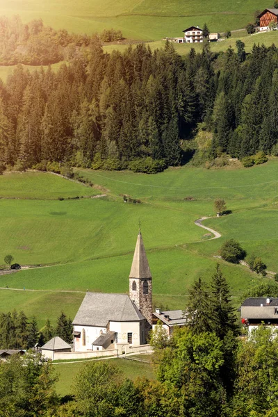Santa Maddalena Santa Magdalena Dolomites Range Funes Tirol Sul Itália — Fotografia de Stock