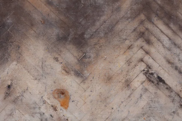 Antiguo linóleo, que durante mucho tiempo yacía en la tabla del suelo. Grunge textura fondo — Foto de Stock