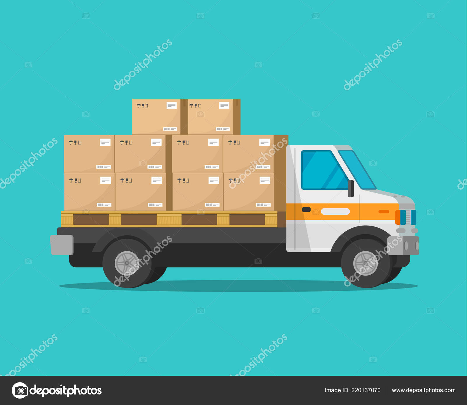 Mail Carrier Truck Clipart