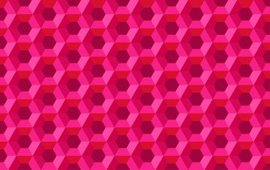 Honeycomb altıgen soyut dikişsiz vektör arkaplan deseni mor illüstrasyon, geometrik simetrik çokgen yapısı teknoloji pilotu kapağı veya broşür için tekrarlanan arka plan şablonu