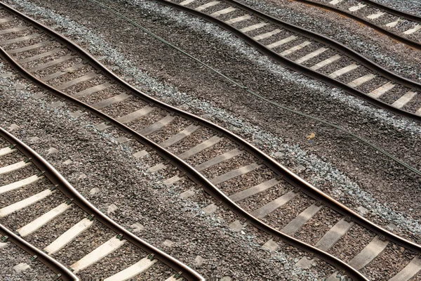 Rail Travel Delays Due Deffective Train Track — Stock Photo, Image