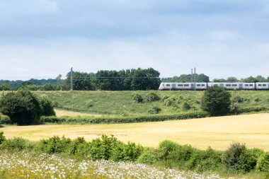 Kırsal kırsal seyahat demiryolu tren