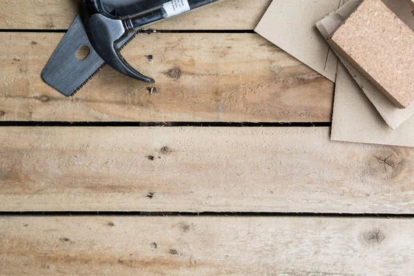 Carpentry Background Wooden Boards Workshop — Stock Photo, Image