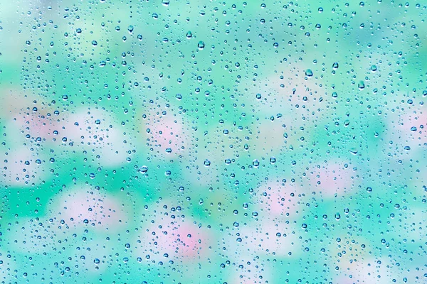 Water Drop Abstract Background Bright Colours — Stock Photo, Image