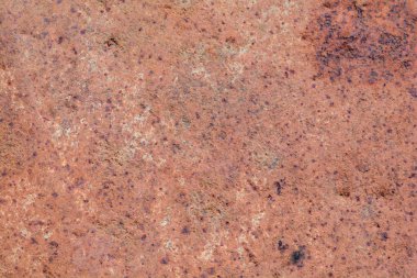 Doğal paslanmış yüzeyde pas dokusu