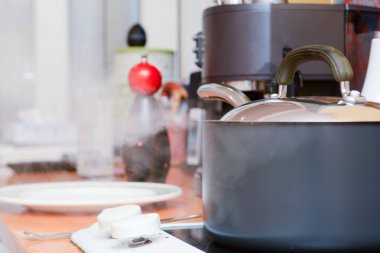 kaynatma, kaynar su, pişirmek, Aşçılık, yemek pişirme, akşam yemeği, gıda, Ocak, ev, sıcak, mutfak, kapak, yemek, fırın, Pan, pot, gıda hazırlama, tencere, buhar, buharlı, buharda, soba, alet, sebze, su, iş üst