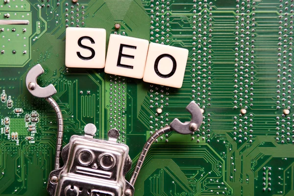 Increase web traffic to business website with SEO or SEM robot m
