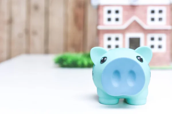 Sparen voor een hypotheek om een huis te kopen, Property Investment concep — Stockfoto