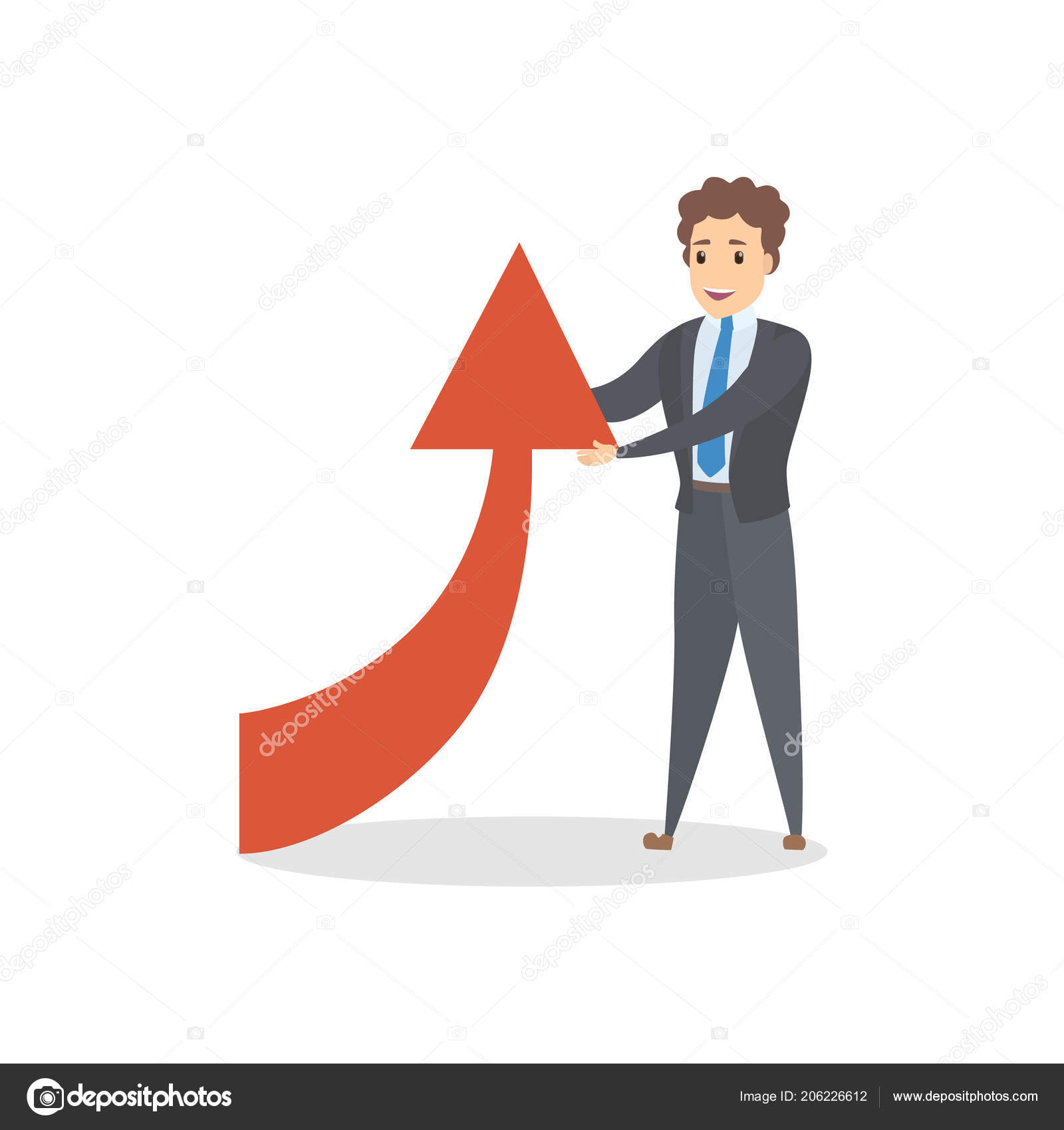 wallpapers Picture Of A Red Arrow Pointing Up depositphotos