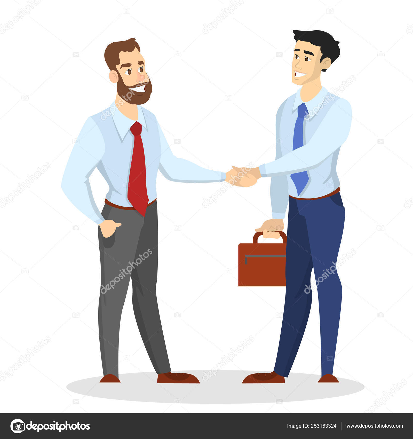 Featured image of post Two Cartoon People Shaking Hands