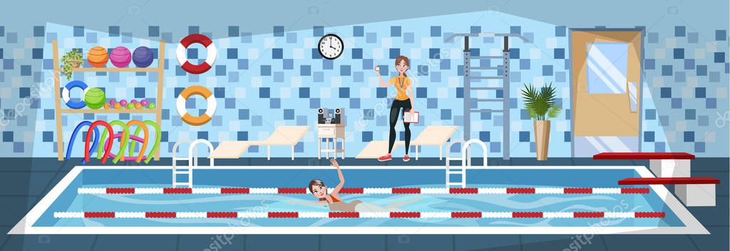 Retro pool throat gym