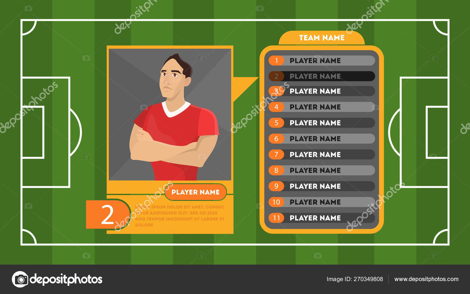 Soccer Player Profile Template Soccer Player Profile Template