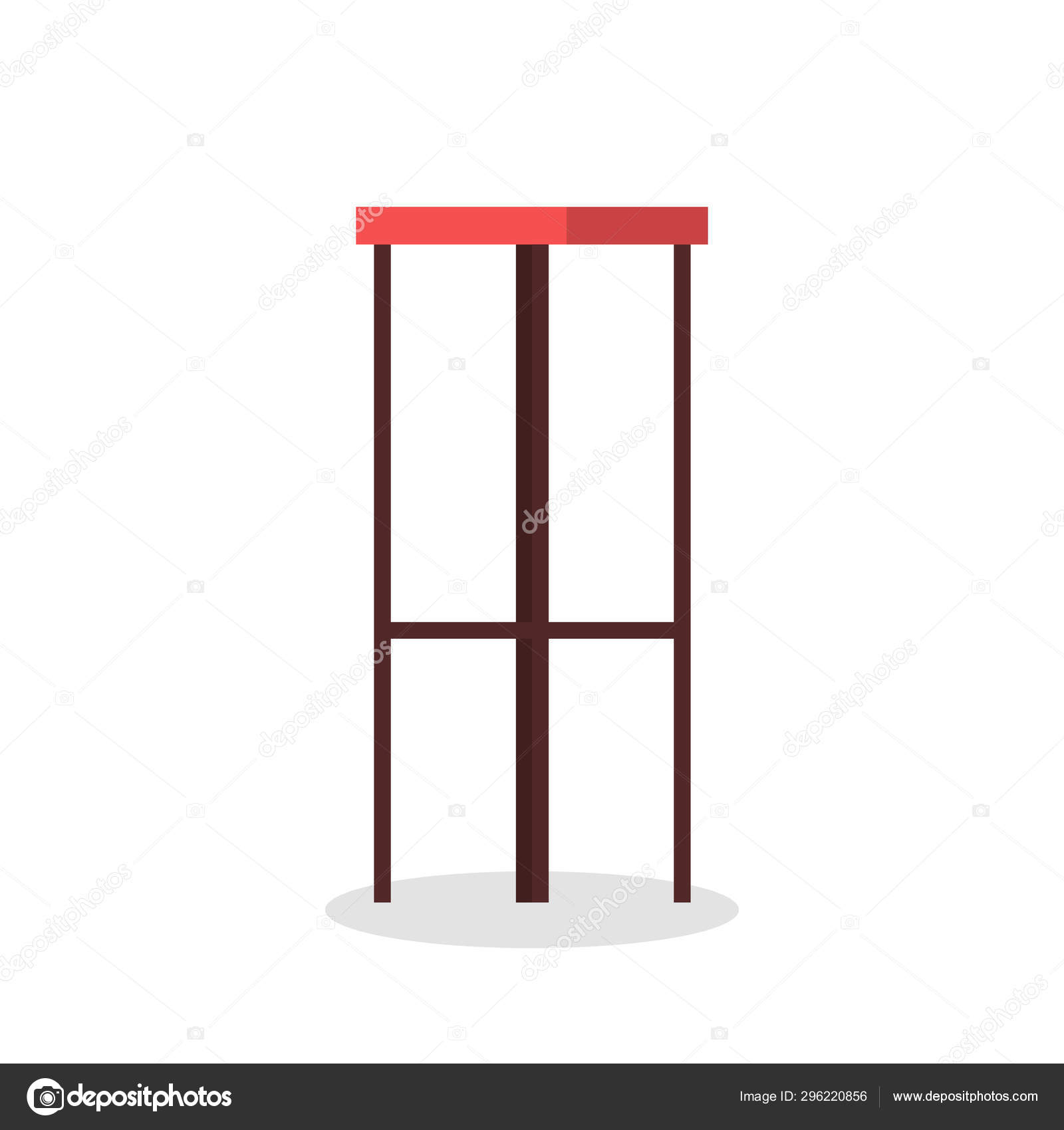 Bar Stool Tall Chair For Cafe And Cafeteria Modern