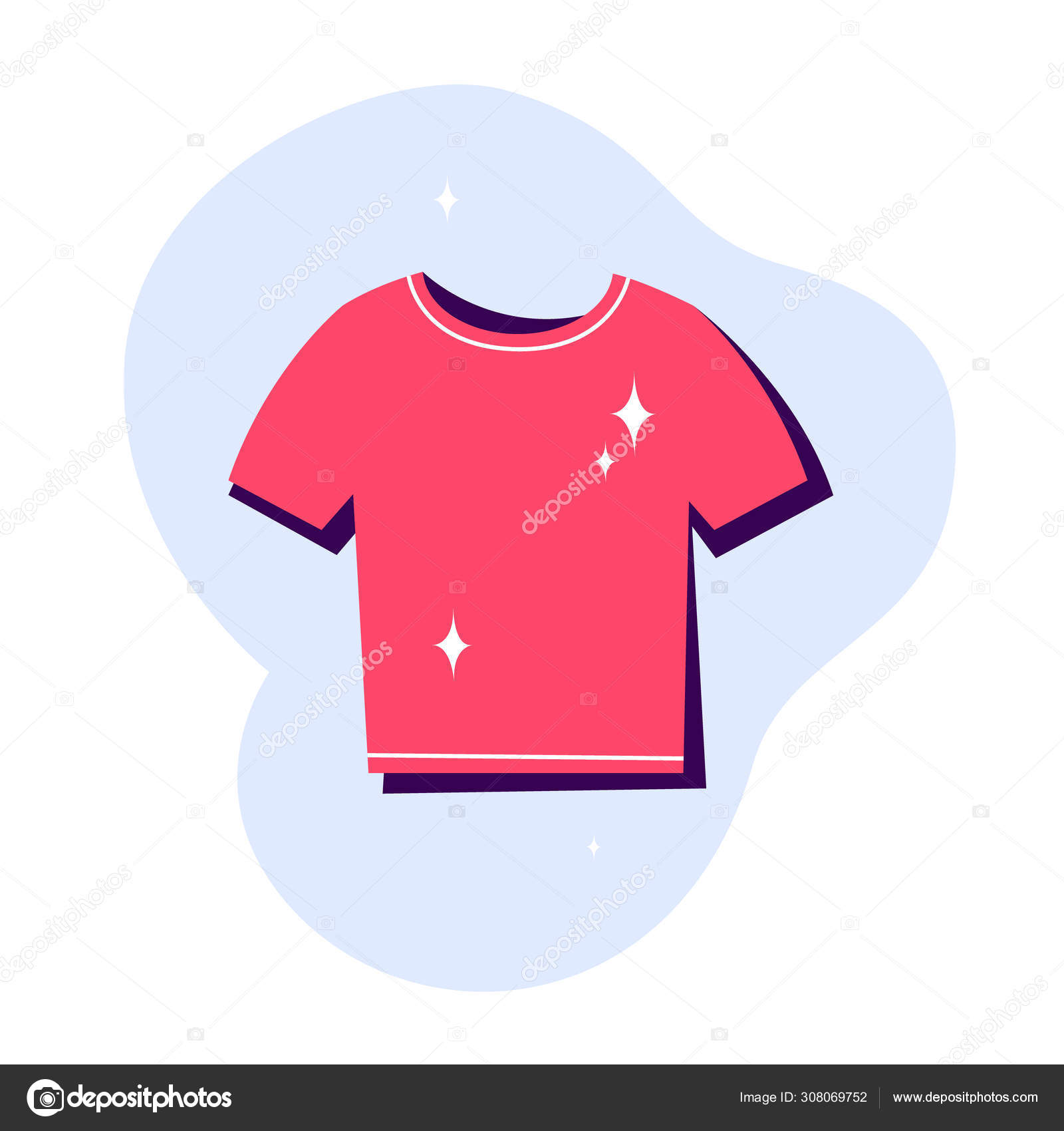 Clean Red T Shirt Icon Clothing Symbol Fashion Apparel Stock Vector C Inspiring Vector Gmail Com