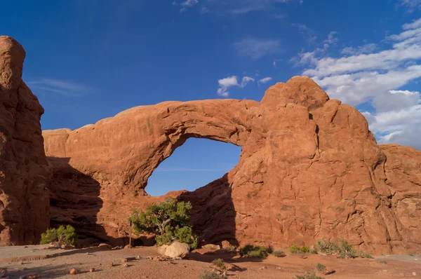 Beautiful view the arches in the Arches National Park in Utah, Usa.